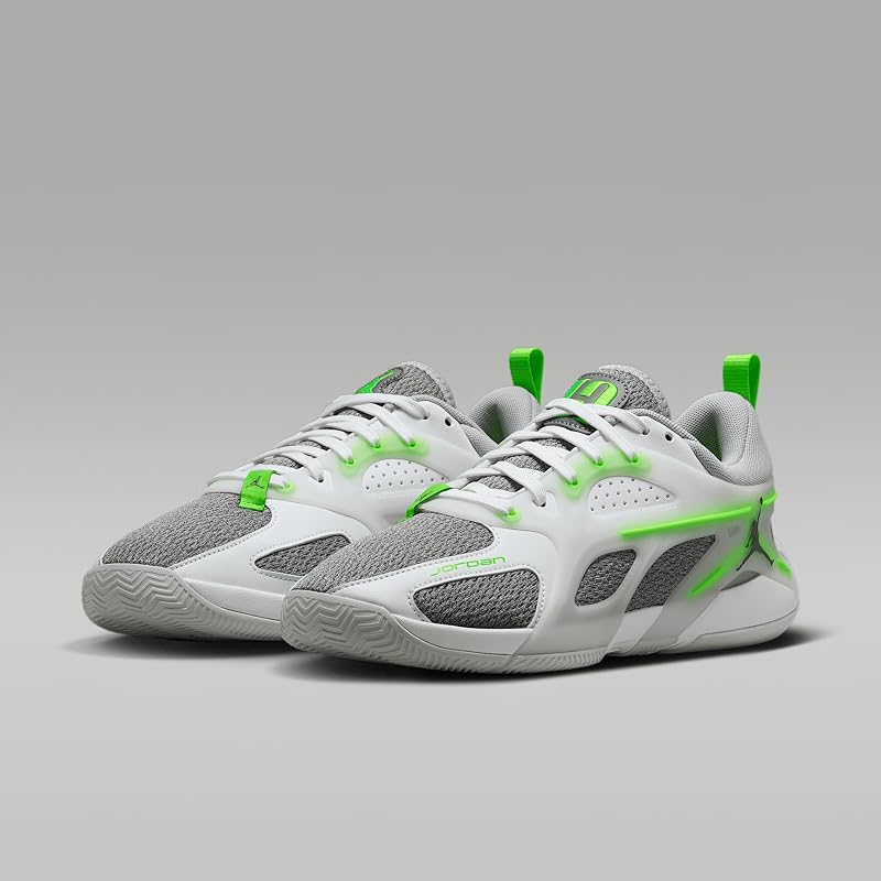 FZ2471-103 Jordan Heir Mujer Sail/Wolf Grey-Electric Green-White EU 40