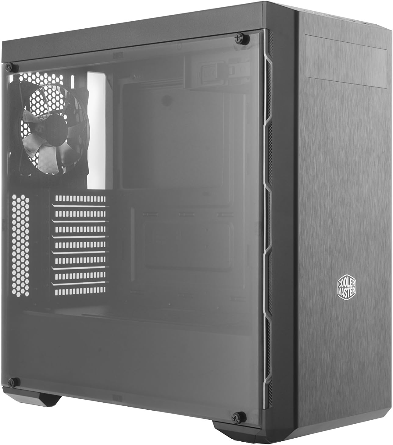 Cooler Master Masterbox Mb600l With Odd Gunmetal Trim Computer Case Brushed Front Panel Psu Shroud Window Side Panel Mcb B600l Ka5n S02 Amazon Co Uk Computers Accessories