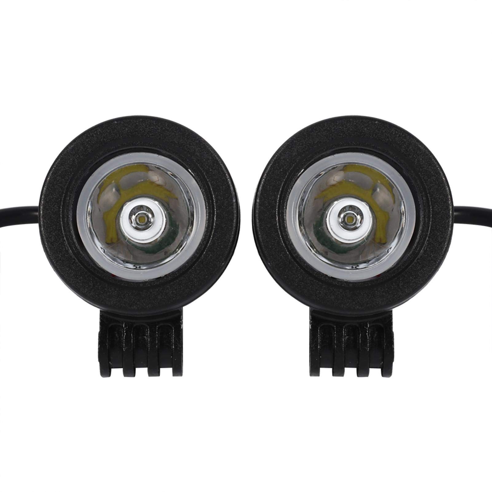 EBTOOLS 2PCS 12-80V DC 10W Work Light, Universal 6500k LED High Power Work Light Off Road Driving Fog Lamp Spot Replacement for Motorcycle UV Rescue Excavator Large Trucks Boat