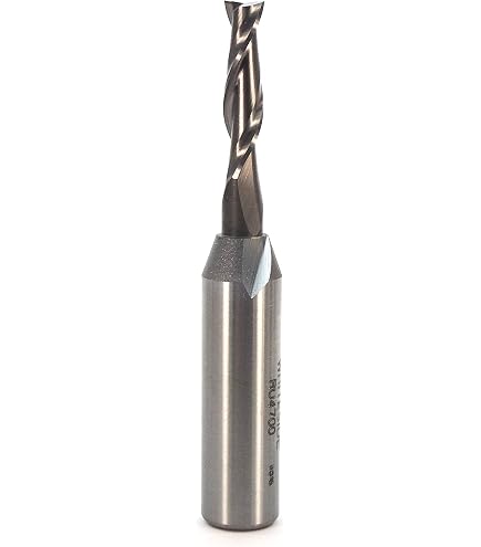 BINSTAK Upcut Spiral Flush Trim Router Bit – 1/2" Shank, 1-1/2" Cutting Length, Solid Carbide With TAC Coating For CNC & Woodworking
