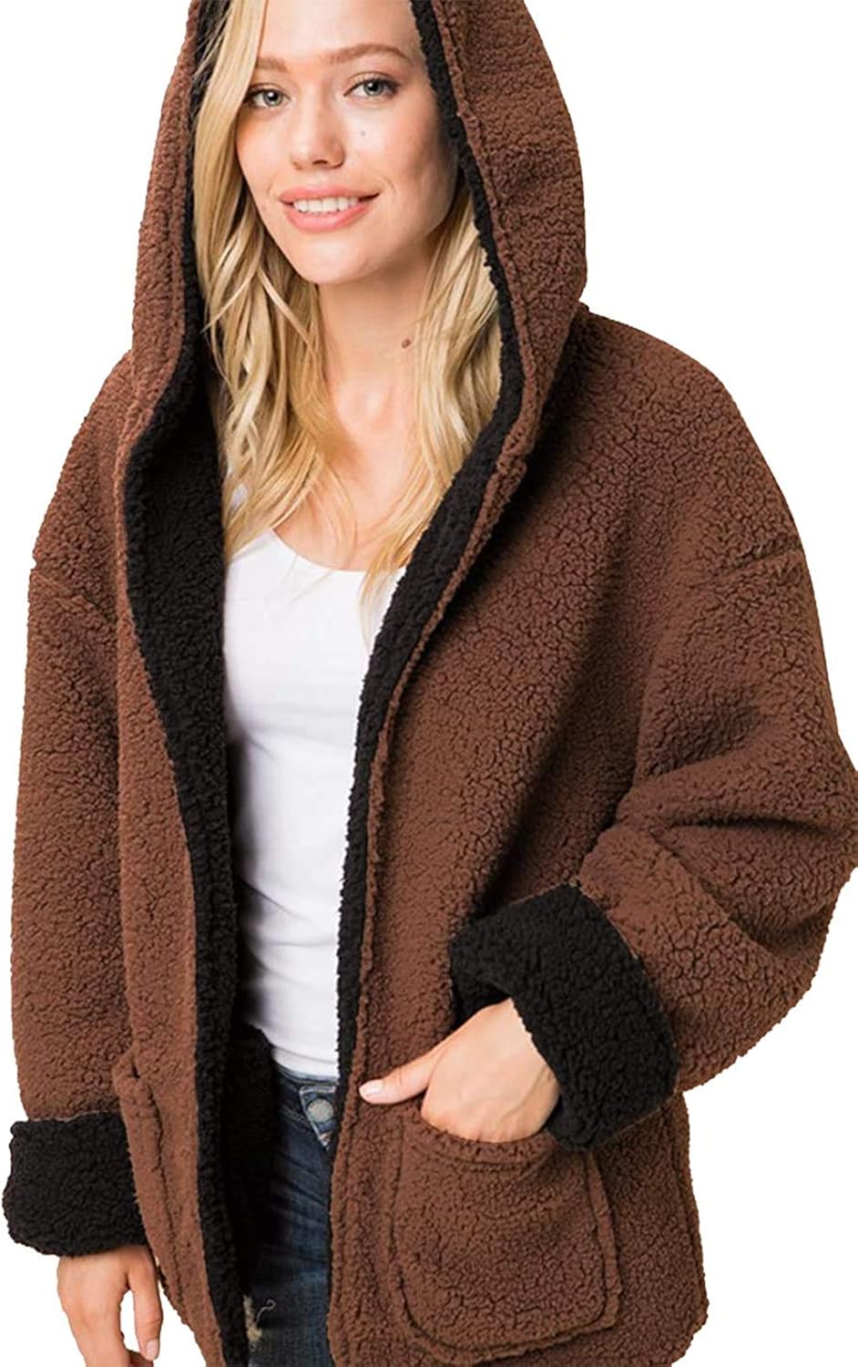 reversible teddy bear jacket