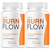 (2 Pack) Burn Flow Capsules - Official Burn Flow Loss Capsules Premium Supplement Support Healthy Digestion, BurnFlow Pills Advanced Formula for Overall Health & Wellness, 120 Capsules for 2 Months