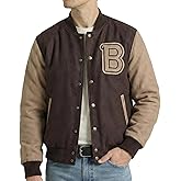 EASTIFIED Mens Hotline Miami Varsity Letterman Fashion Wool Bomber Slim Fit Casual Warm Boys College Baseball Jacket