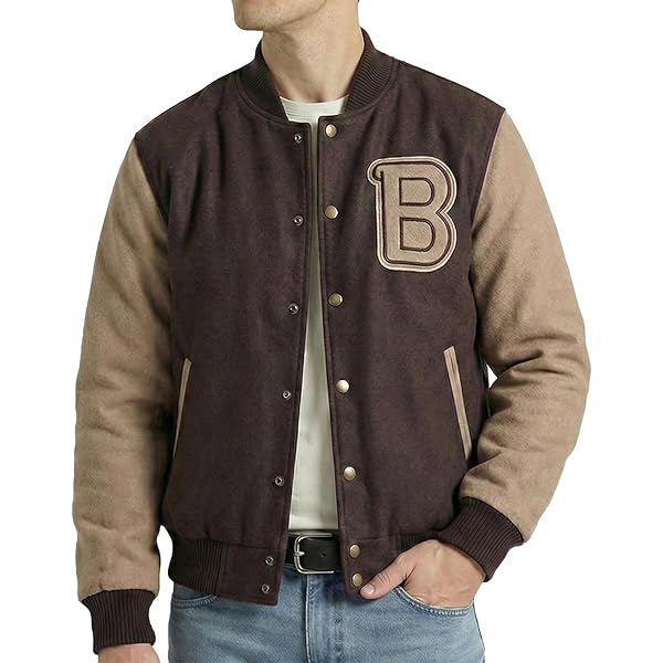 Hottline Miami Letterman Varsity Jacket - Full Wool Letterman B