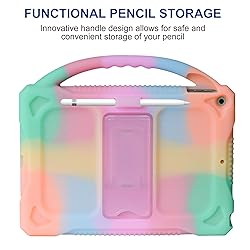JOGUIIA iPad 6th/5th Gen Case, Silicone Kids Case