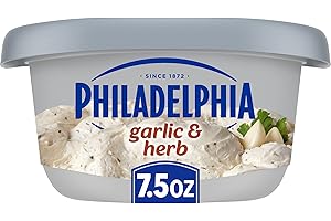 Philadelphia Garlic & Herb Cream Cheese Spread, 7.5 oz Tub