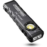 HOTLIGH ZF8329 Rechargeable EDC Flashlight, 1000Lumens LED Flashlight Rechargeable with Turbo Mode, Small Flashlight with Magnetic Base &amp; Clip, Pocket Flashlight for Home, Camping and Emergencies