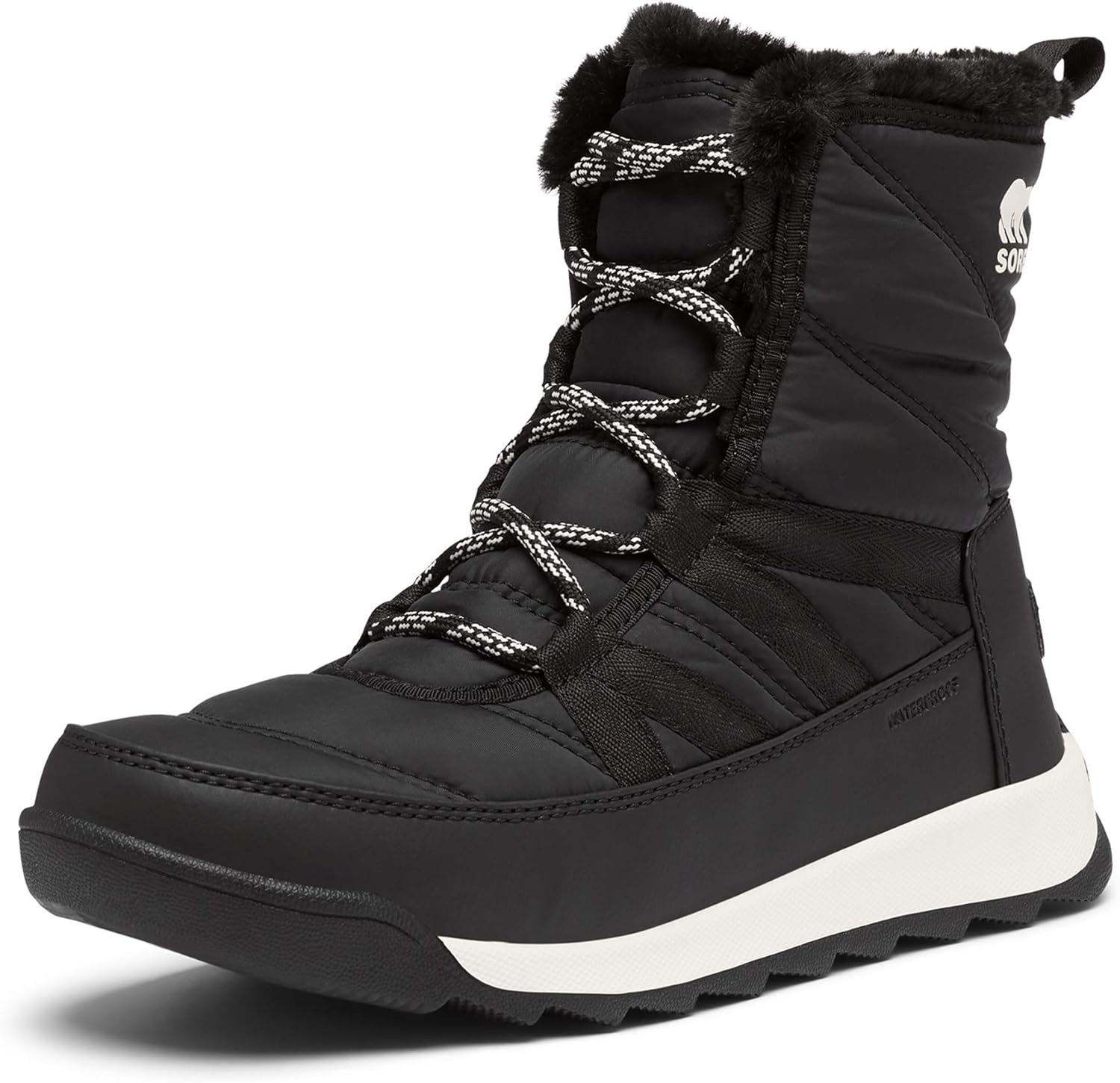 sorel whitney waterproof faux fur boot