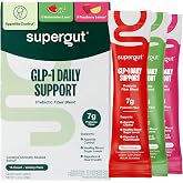Supergut GLP1 Daily Support, Variety Pack, 15 Servings | High Fiber GLP-1 Supplement Powder, For Women &amp; Men, Sugar-Free Drink Mix, Gut Health &amp; Digestive Support