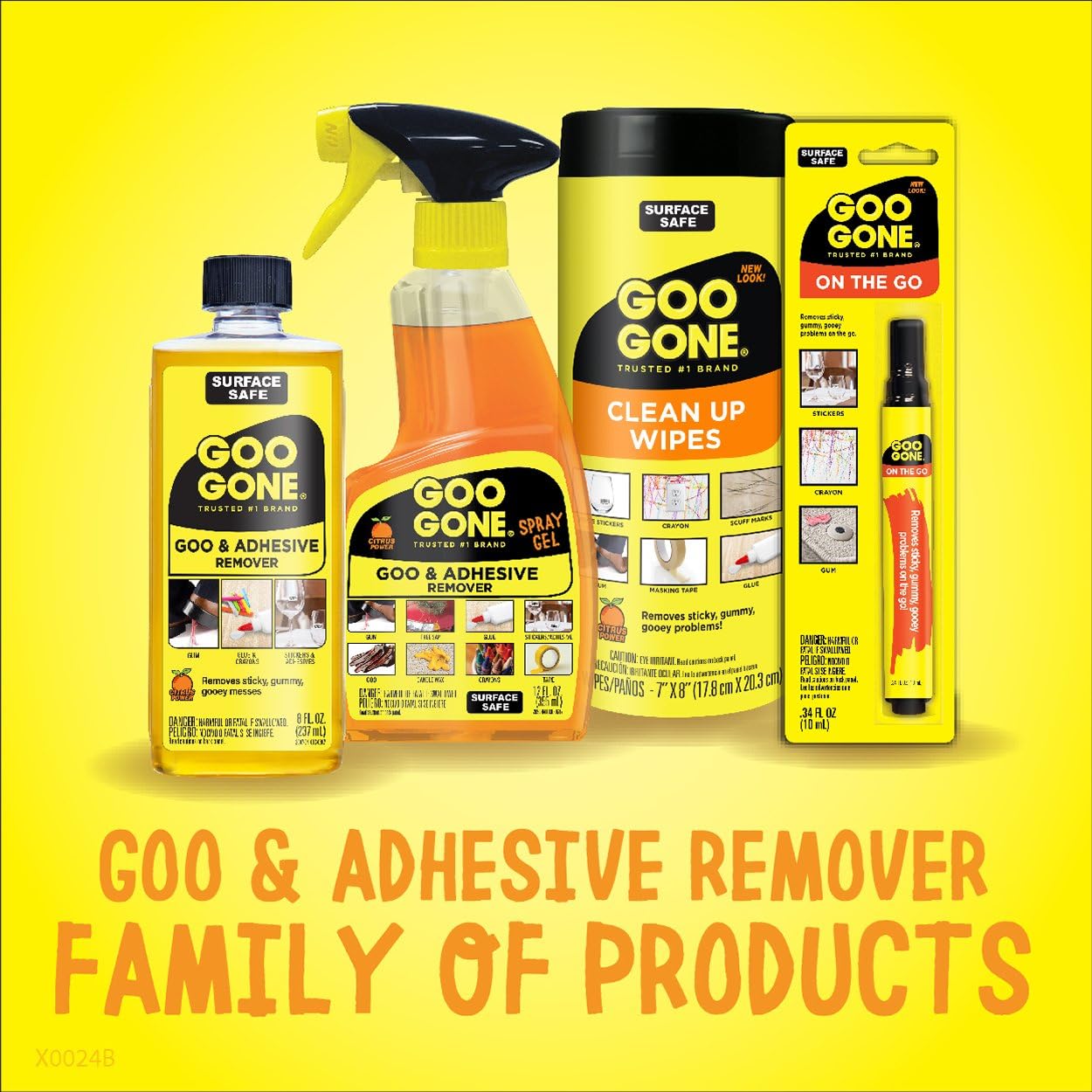 Goo Gone on the Go Pen - Adhesive Remover - Quickly Removing Stubborn Stickers Crayon Tape and More : Science Lab Cleaning Supplies : Office Products