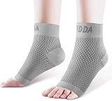 AVIDDA Ankle Support Brace 2 Pack Men Women Compression Sleeve Grey S