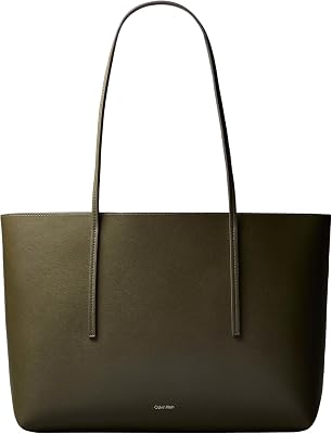 Women Foil Logo Tote W/Pouch Lv04F3274G Tote, Beige (Olive Night), One Size