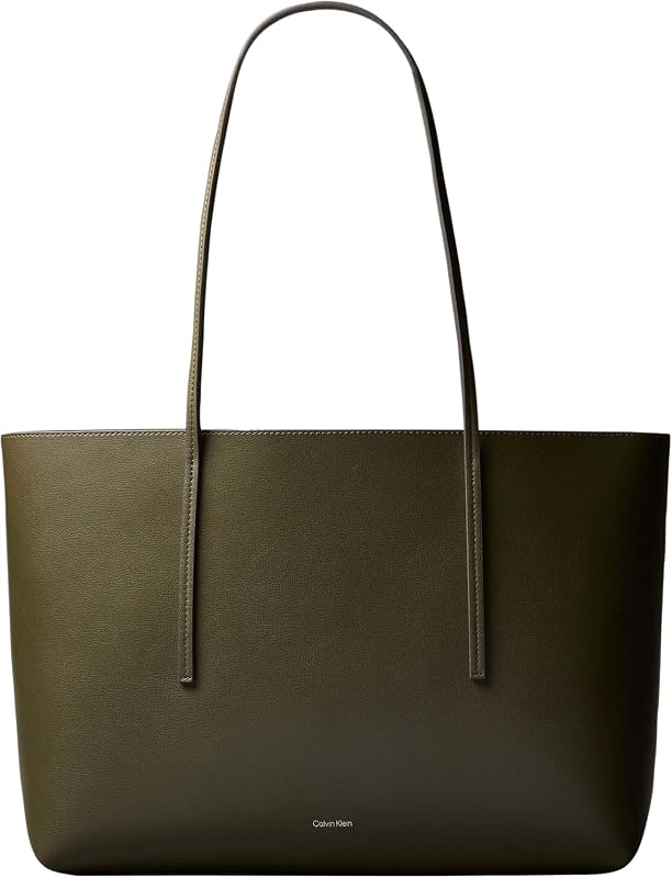 Women Foil Logo Tote W/Pouch Lv04F3274G Tote, Beige (Olive Night), One Size