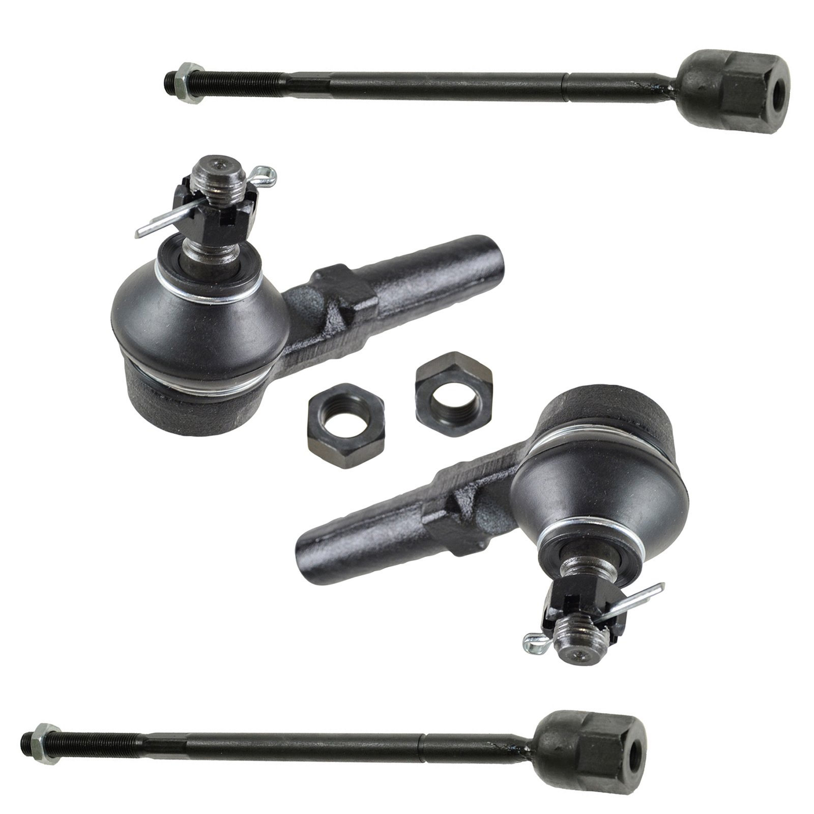 TRQ Front Tie Rod Set Compatible with 1993-2002 Mercury Villager Nissan Quest Image TRQ Front Tie Rod Set Compatible with 1993-2002 Mercury Villager Nissan Quest Image