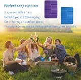 Jeufun 2pc Folding Foam Sit Mat Outdoor Seat Cushion XPE Purple Blue view 7