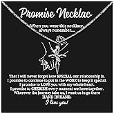 72ore Gifts for Boyfriend Necklace Silver Cross Promise Necklace for Men Cross Pendant Mens Silver Chain Meaningful Birthday Gifts for Him Boyfriend