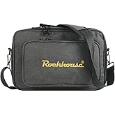 Rockhouse Effects Pedal Bag Guitar Pedalboard Case Travel Carrying Gig Bag for DJ Controller, Music Gear, Shockproof Padded Lining & Waterproof Fabric, Fits 12.6 x 8.26 x 2.75 inches (MEB-S)