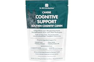 Dr. Bill’s Canine Cognitive Support Supplement for Adult, Senior & Elderly Dogs – Memory, Brain Function & Cognitive Health S