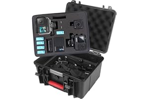 Smatree GA700-3 Waterproof Hard Case Compatible for GoPro Hero 11/10/9/8/7/6/5/4/3 Plus/3/GoPro Hero 2018/DJI OSMO Action Camera, 11.7 Liter(Camera and Accessories Not Included)