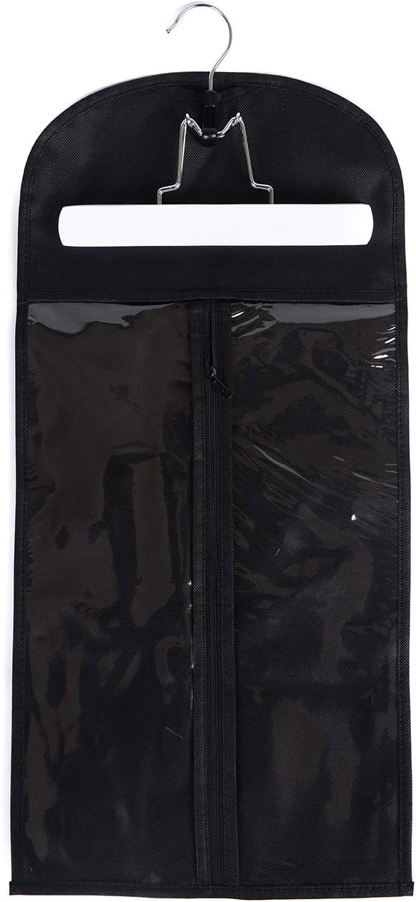 Hair Extension Hanger Strong Holder with Double Anti-Slip Stickers & protection case (Black)