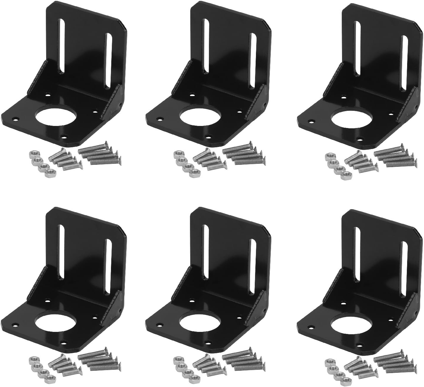Anndason Nema 17 Stepper Motor Mounting Bracket w/ M3 Screws (6 PCS) - - 