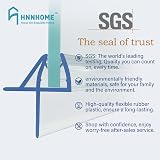 HNNHOME Shower Door Seal Strip for 4-6mm Glass, 11mm Gap, 870mm Length view 3