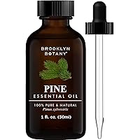 Brooklyn Botany Pine Essential Oil – 100% Pure and Natural – Premium Grade Oil with Dropper - for Aromatherapy and Diffuser -