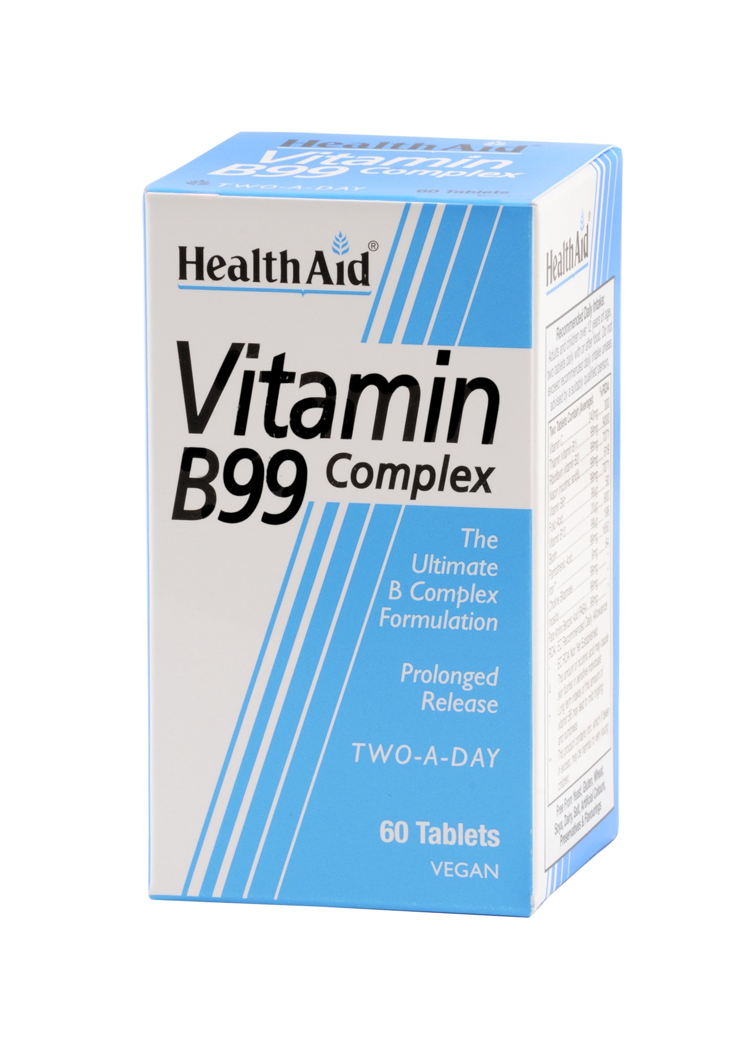 HealthAid Vitamin B99 Complex Prolonged Release 60 Tablets
