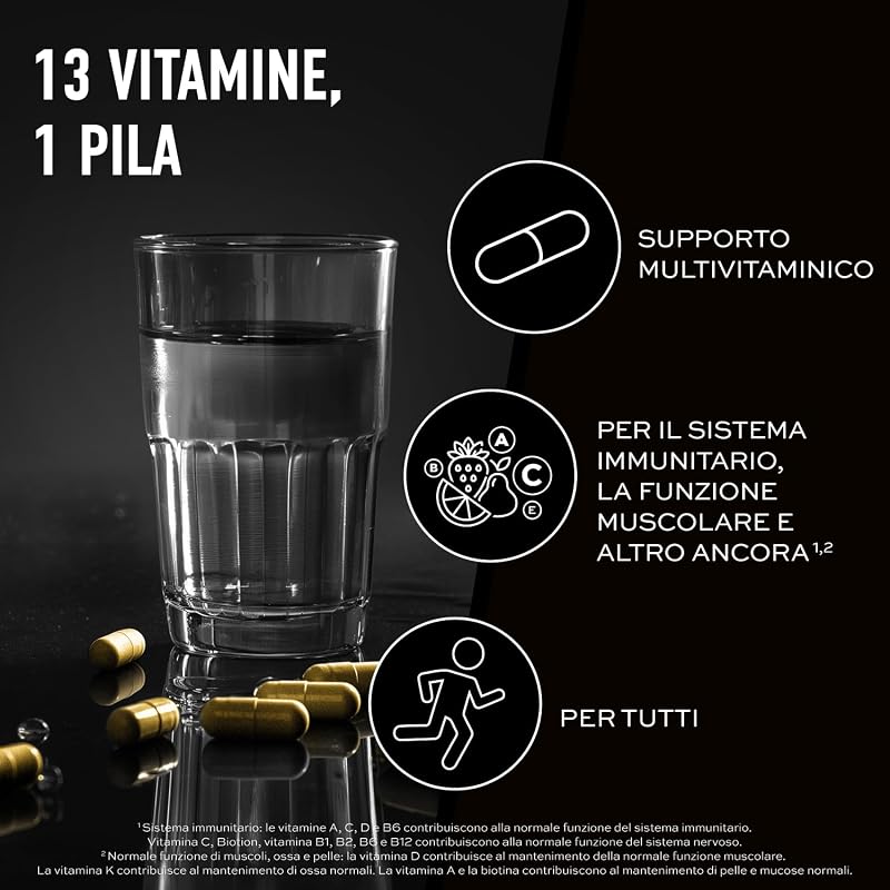 Vitamin Stack, capsule multivitaminiche, 120 pezzi