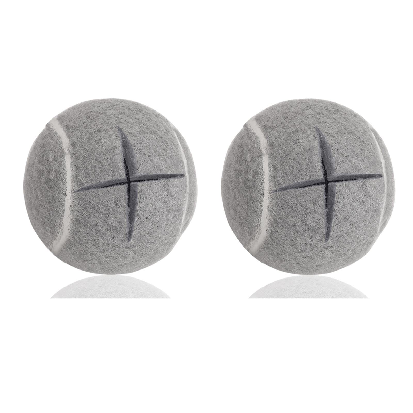 Precut Walker Tennis Balls 2 Pcs Balls with Precut Opening for Easy Installation,Walker Accessories for Seniors Fit Most Walkers,for Furniture Legs and Floor Protection