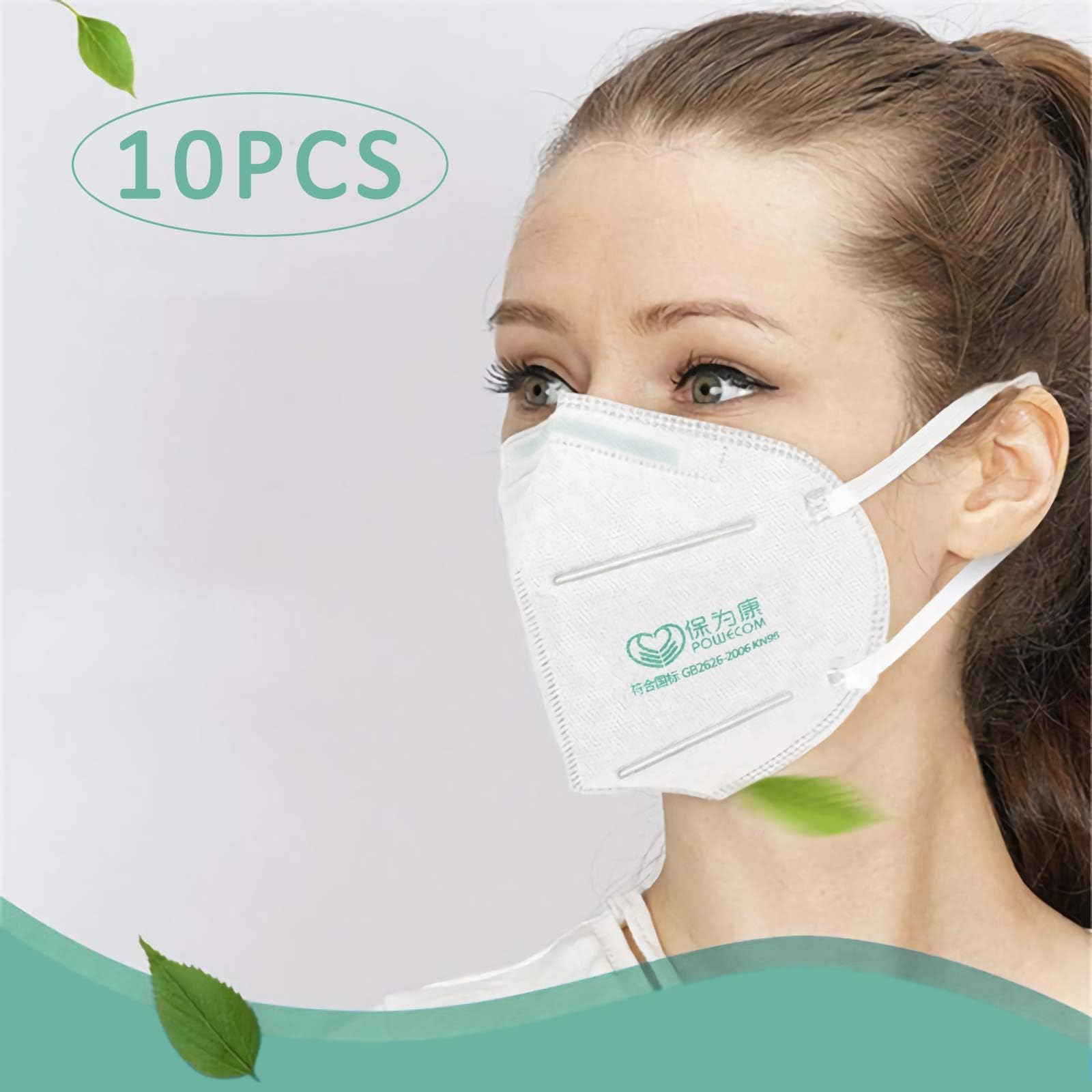 Disposable JATHIN Safety Màsk, Health Care ᴍedical Màsk for ɢerm Protection, Dust-Proof Face Màsk Mouth Cover with Thick 4-Layer Protection, Comfortable Surgical Màsk for Anti Dust & ᴠirus, 10 PCS