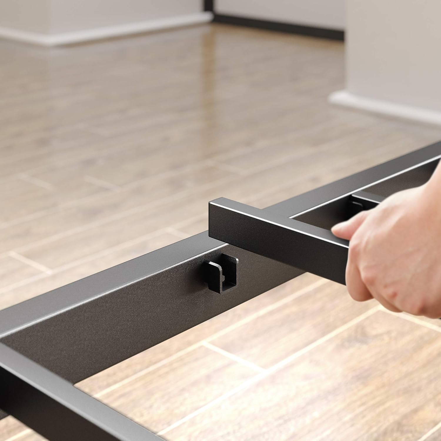 Zinus Lorelei 12 Inch Platforma Metal Bed Frame, Platform Bed Frame, Twin: Furniture & Decor