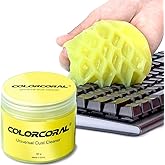 COLORCORAL Keyboard Cleaner Universal Cleaning Gel, Detailing Car Interior Cleaning Putty Cleaner Wipes Swaps for Car Vents, 