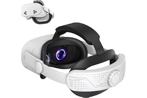 VZNEK Comfort Head Strap for Meta Quest 3S - Adjustable Elite Strap Replacement with Pressure Relief, Enhanced Comfort & Balanced Weight - Lightweight, Retractable Design for VR Headsets(for Quest 3S)