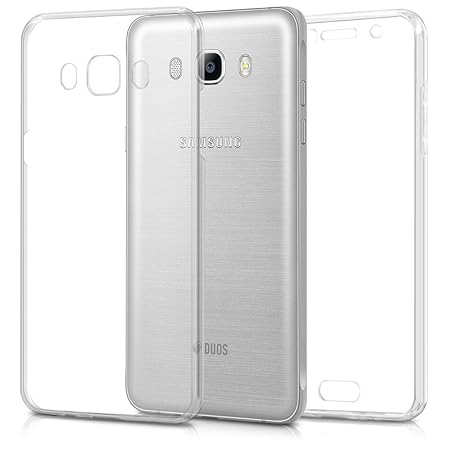 kwmobile Samsung Galaxy J5 (2016) DUOS Hülle - Silikon Komplettschutz Handy Cover Case Schutzhülle für Samsung Galaxy J5 (201