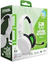 Stealth C6-100 Gaming Headset Green White Multi Platform 40mm Drivers