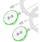 Pixel 9a MagSafe Wireless Charger Pad with Stand– 15W Fast Charging Magnetic Pad for Samsung Galaxy S25 Ultra/S24/S23, iPhone