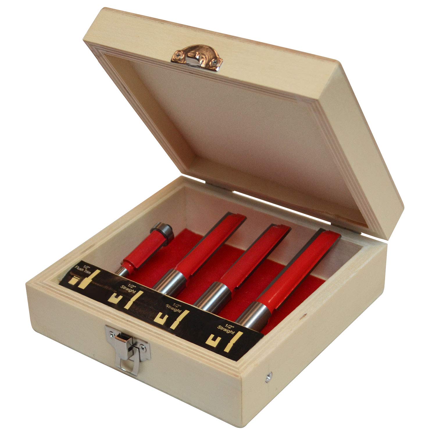 Faithfull RBSKWJ 1/2-inch Shank Kitchen Worktop Cutters (Pack of 4)