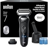 Braun Series 7 72-N7200CCE Electric Shaver Wet & Dry Black with SmartCare Center
