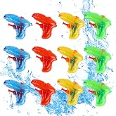 LOKIPA 12 Pack Water Guns for Kids, Small Water Guns Bulk Squirt Guns Plastic Blasters for Outdoor Beach Swimming Pool Party Favors
