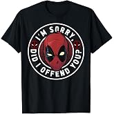Marvel Deadpool I'm Sorry Did I Offend You T-Shirt