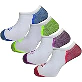True Energy Women's Ultra Light Liner Socks - Athletic Socks with Compression + Infrared - 4 Pairs