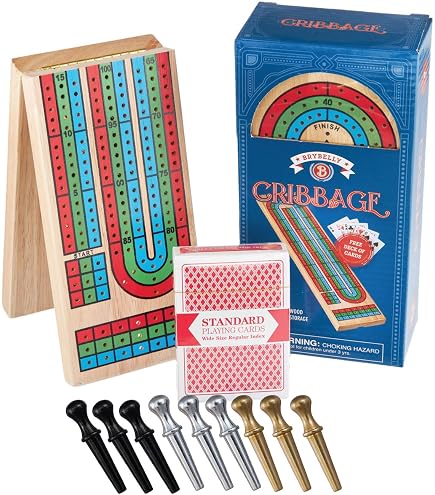 Travel Cribbage Board, Foldable Cribbage Board Travel Game Set Includes Portable Faux Leather Case Playing Cards And Pegs A6294248 6038 4107 9345 449b08ba6646.cf6ba8f28dd3a9a3ac431846183c972c