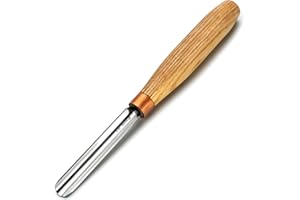 BeaverCraft Wood Carving Gouge K9/10 Woodworking Hand Chisel Compact Wood Carving Knife for Beginners and Profi