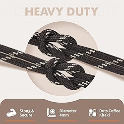 Stepace Round Shoelaces [2 Pairs] Heavy Duty Boot