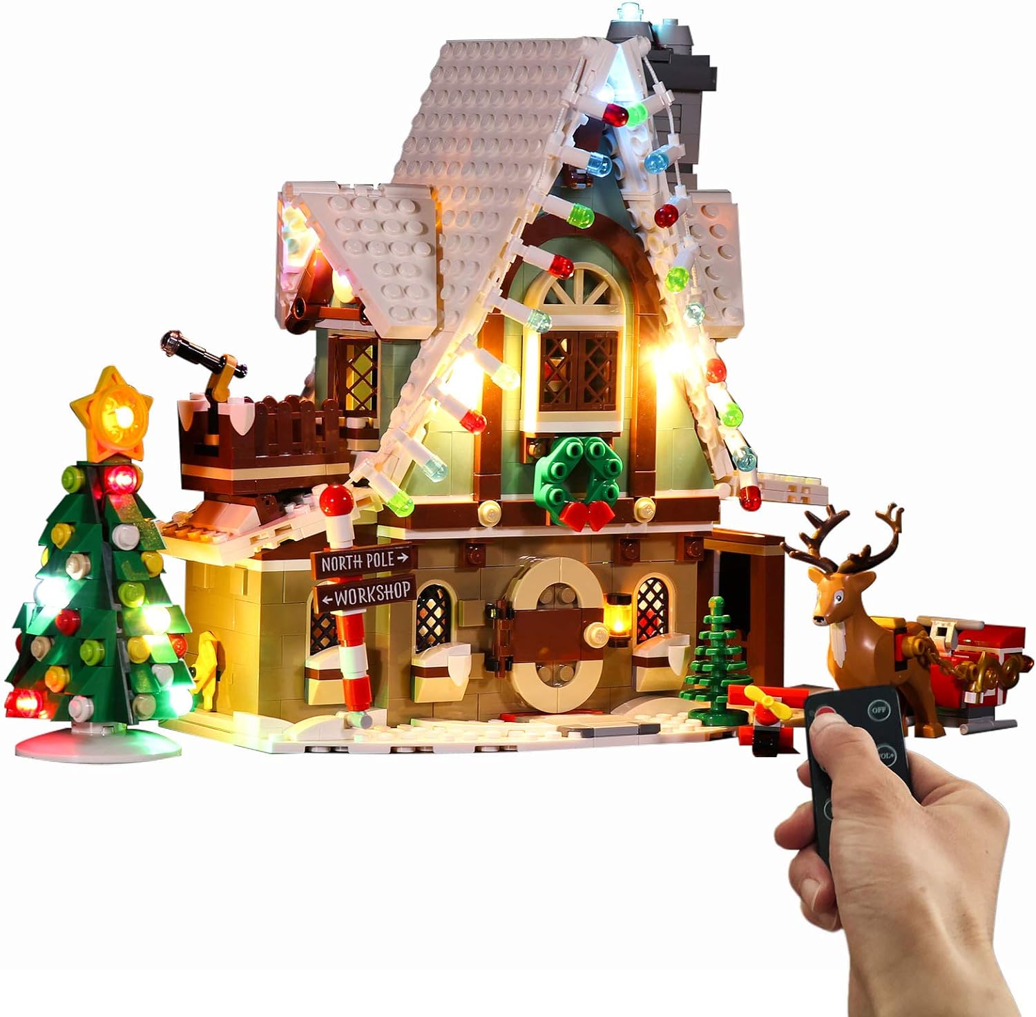Elf House Lego Casa Degli Elfi Amazon Winter Village Lego La Casa