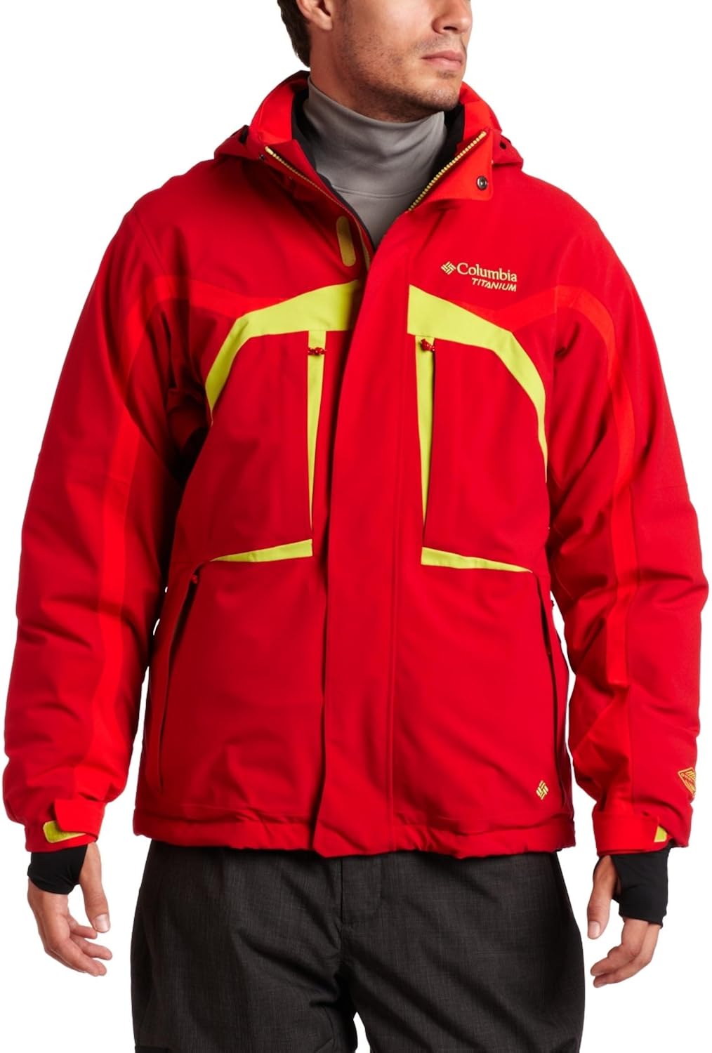 columbia titanium red jacket