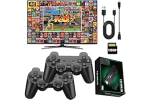 NOBES 20400+ Retro Game Stick, New Model Retro Game Console with 128G Card, Plug and Play Video Game Stick, TV HDMI Output, 2.4GHz Wireless Game Controller