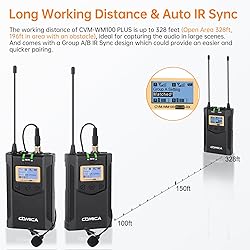 Comica CVM-WM100PLUS - Wireless Microphone System
