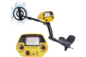 MEINWEI Metal Detectors for Adults & Kids - Waterproof Professional Higher Accuracy Gold Detector with LCD Display Without Battery